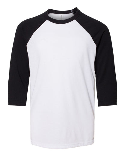 Custom Youth Unisex 3/4 Sleeve Baseball Tee | Personalized Cotton Shirt