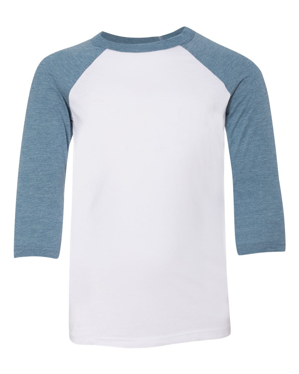 Custom Youth Unisex 3/4 Sleeve Baseball Tee | Personalized Cotton Shirt