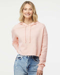 Custom Women’s Lightweight Cropped Hooded Sweatshirt | Personalized Pullover Hoodie