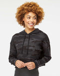 Custom Women’s Lightweight Cropped Hooded Sweatshirt | Personalized Pullover Hoodie