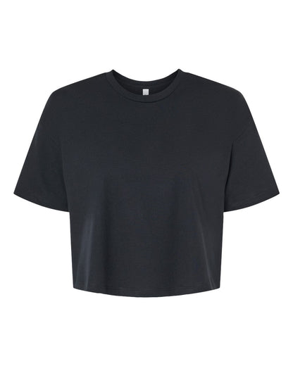 Custom Women’s Jersey Crop Tee | Personalized Cotton Crop Top