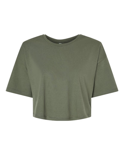 Custom Women’s Jersey Crop Tee | Personalized Cotton Crop Top