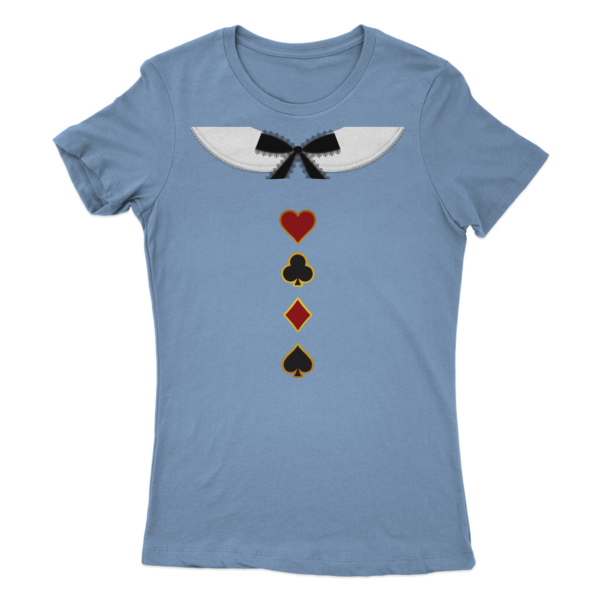 Wonderland Alice Costume Inspired Shirt Character Tee Soft Cotton Tee – Baby, Infant, Toddler, Youth & Adult Sizes