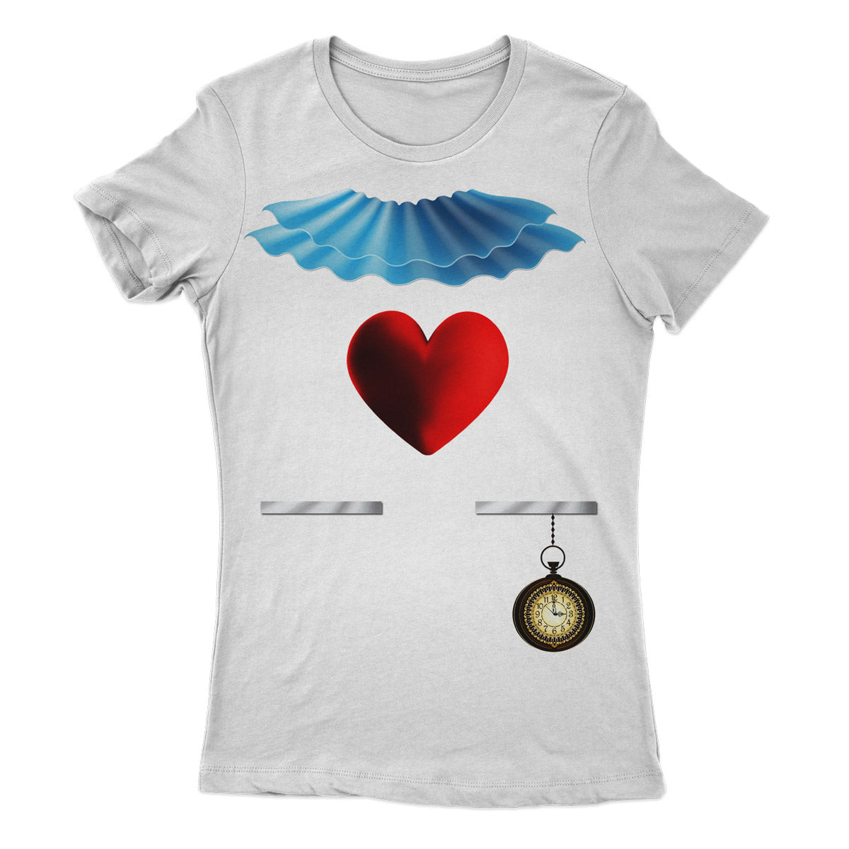 Wonderland Rabbit Costume Inspired Shirt Character Tee Soft Cotton Tee – Baby, Infant, Toddler, Youth & Adult Sizes