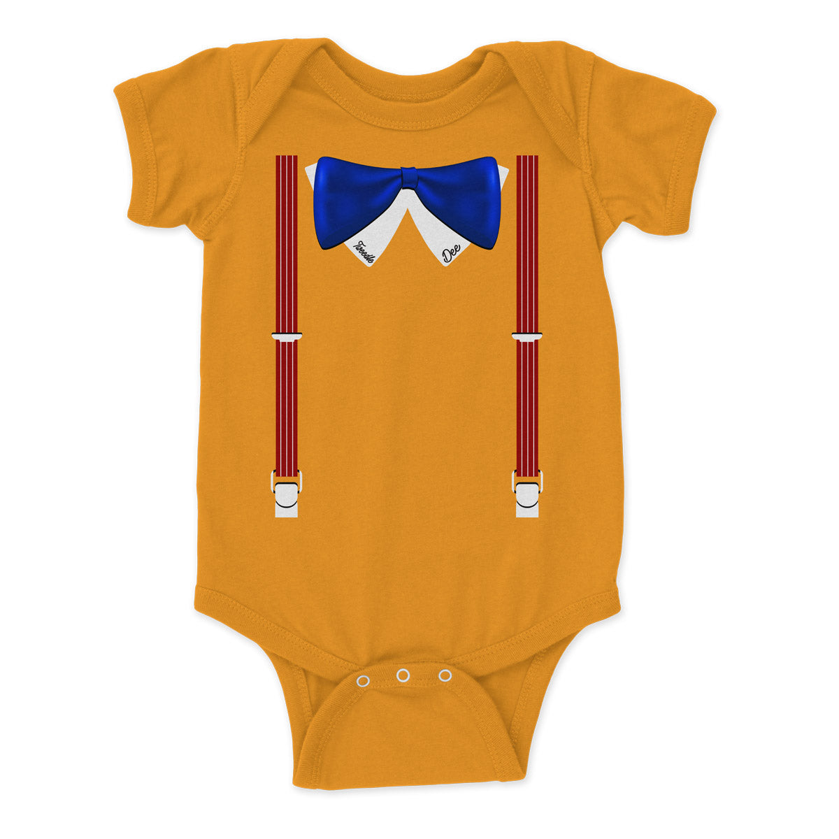 Wonderland Tweedle Twins Costume Inspired Shirt Character Tee Soft Cotton Tee – Baby, Infant, Toddler, Youth & Adult Sizes