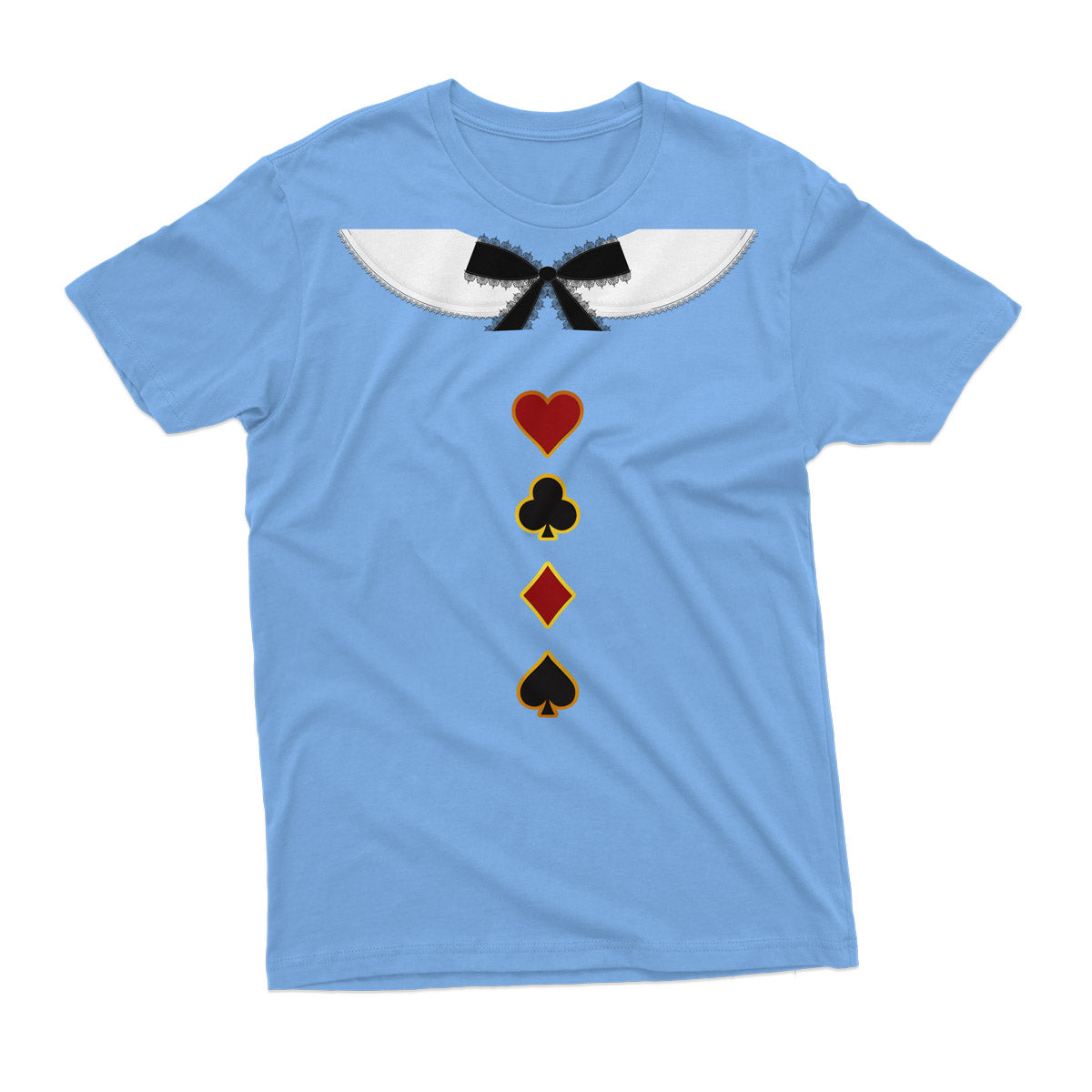 Wonderland Alice Costume Inspired Shirt Character Tee Soft Cotton Tee – Baby, Infant, Toddler, Youth & Adult Sizes