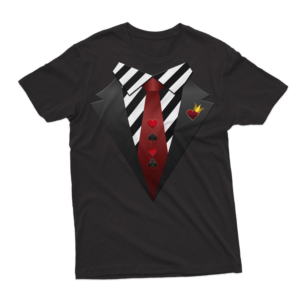 Wonderland King Heart Costume Inspired Shirt Character Tee Soft Cotton Tee – Baby, Infant, Toddler, Youth & Adult Sizes