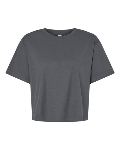 Custom Women’s Fine Jersey Boxy Tee | Personalized Cotton Shirt
