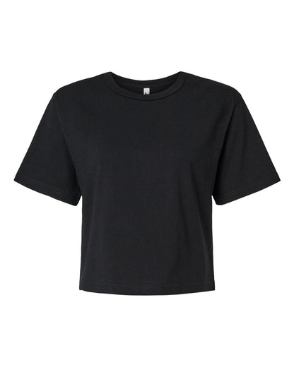 Custom Women’s Fine Jersey Boxy Tee | Personalized Cotton Shirt