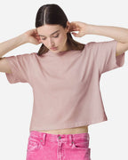 Custom Women’s Fine Jersey Boxy Tee | Personalized Cotton Shirt