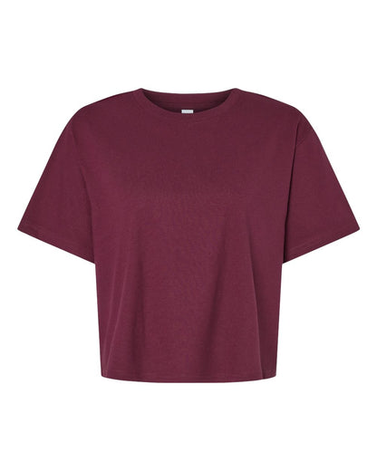 Custom Women’s Fine Jersey Boxy Tee | Personalized Cotton Shirt