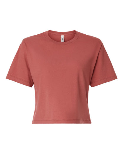 Custom Women’s Fine Jersey Boxy Tee | Personalized Cotton Shirt