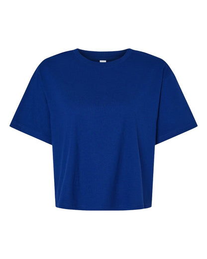 Custom Women’s Fine Jersey Boxy Tee | Personalized Cotton Shirt