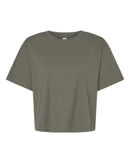 Custom Women’s Fine Jersey Boxy Tee | Personalized Cotton Shirt