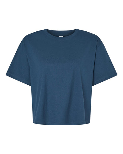 Custom Women’s Fine Jersey Boxy Tee | Personalized Cotton Shirt