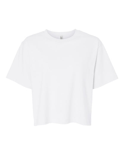 Custom Women’s Fine Jersey Boxy Tee | Personalized Cotton Shirt
