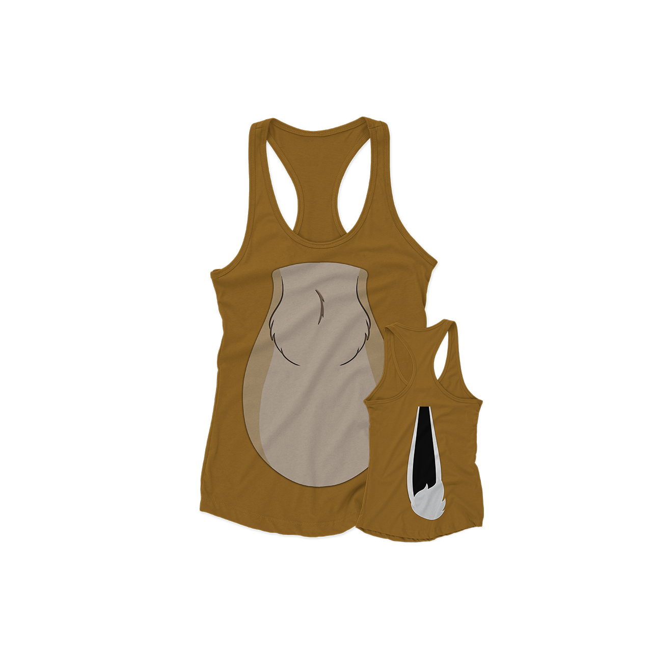 Chip & Dale Inspired Costume Women's Tank