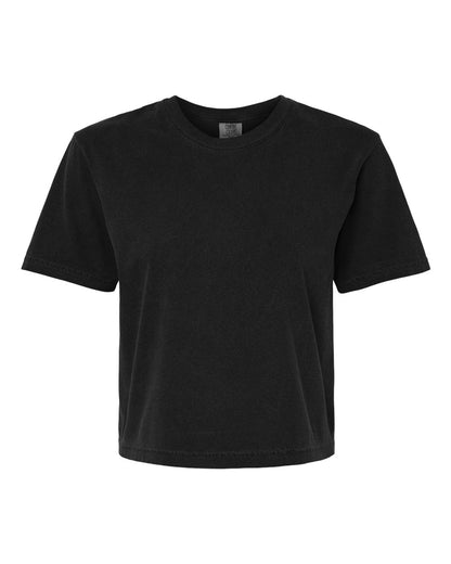 Custom Women’s Garment-Dyed Heavyweight Boxy T-Shirt | Personalized Cotton Tee