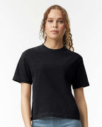 Custom Women’s Garment-Dyed Heavyweight Boxy T-Shirt | Personalized Cotton Tee