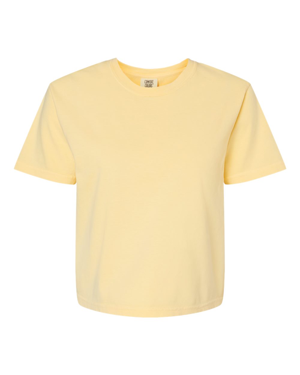 Custom Women’s Garment-Dyed Heavyweight Boxy T-Shirt | Personalized Cotton Tee