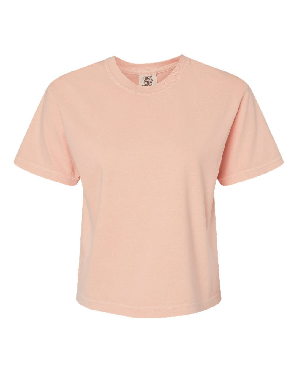 Custom Women’s Garment-Dyed Heavyweight Boxy T-Shirt | Personalized Cotton Tee