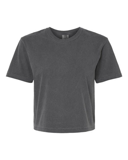 Custom Women’s Garment-Dyed Heavyweight Boxy T-Shirt | Personalized Cotton Tee