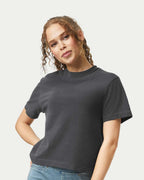 Custom Women’s Garment-Dyed Heavyweight Boxy T-Shirt | Personalized Cotton Tee