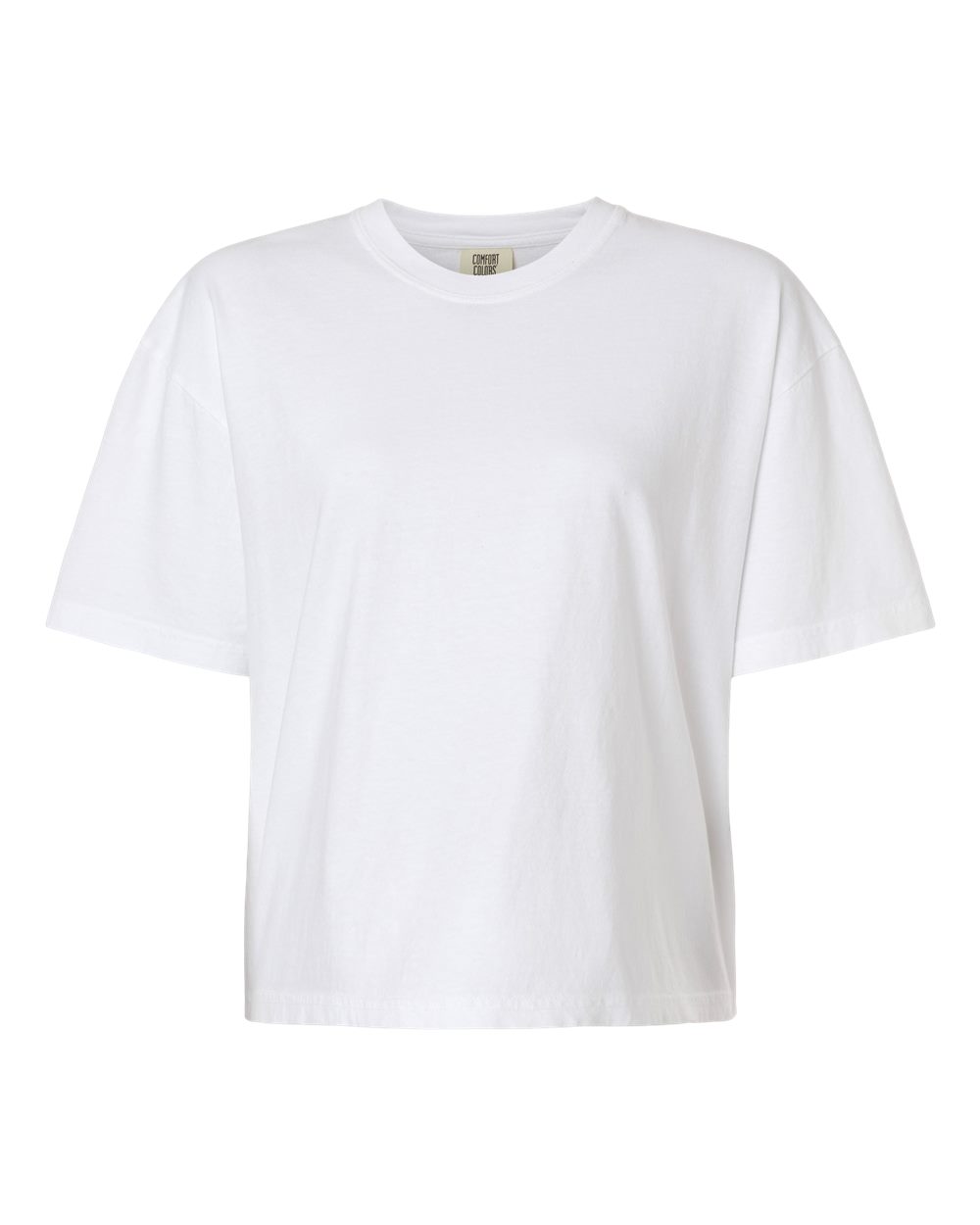 Custom Women’s Garment-Dyed Heavyweight Boxy T-Shirt | Personalized Cotton Tee