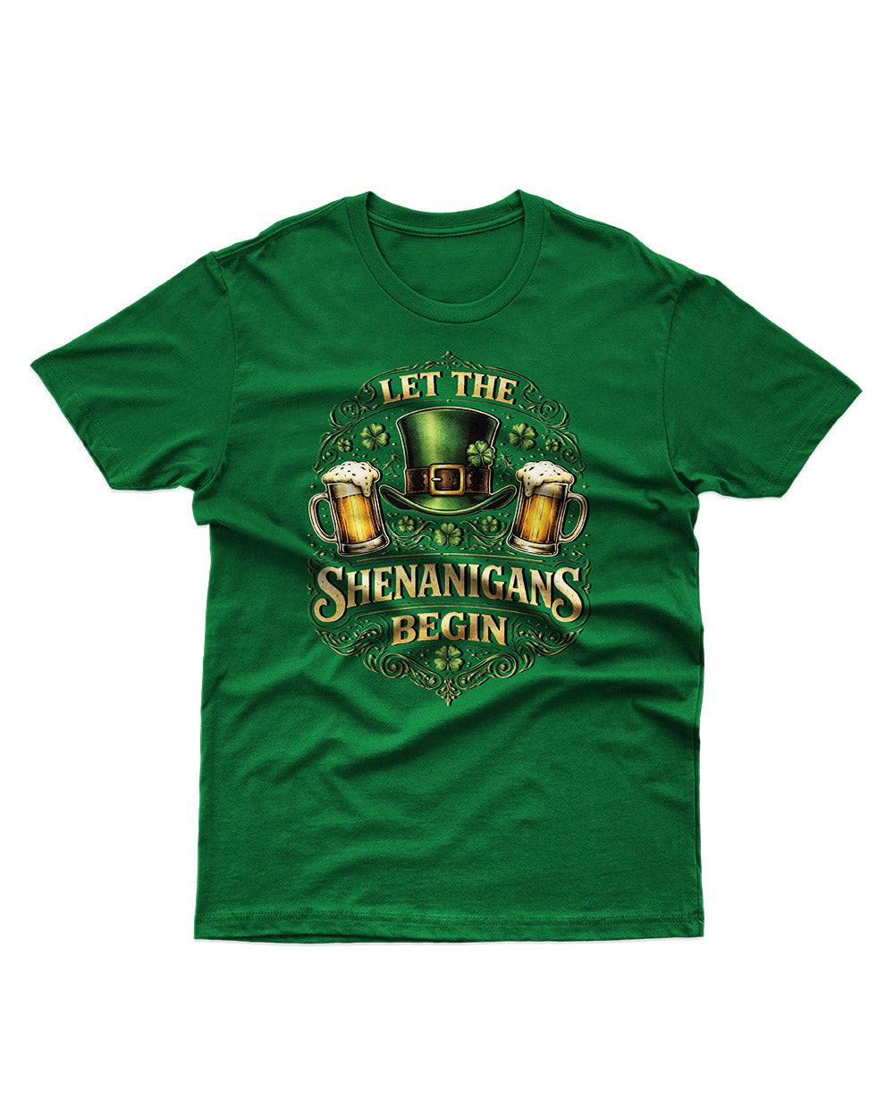 Let The Shenanigans Begin – Unisex Softstyle T-Shirt | St. Patrick’s Day Shirt