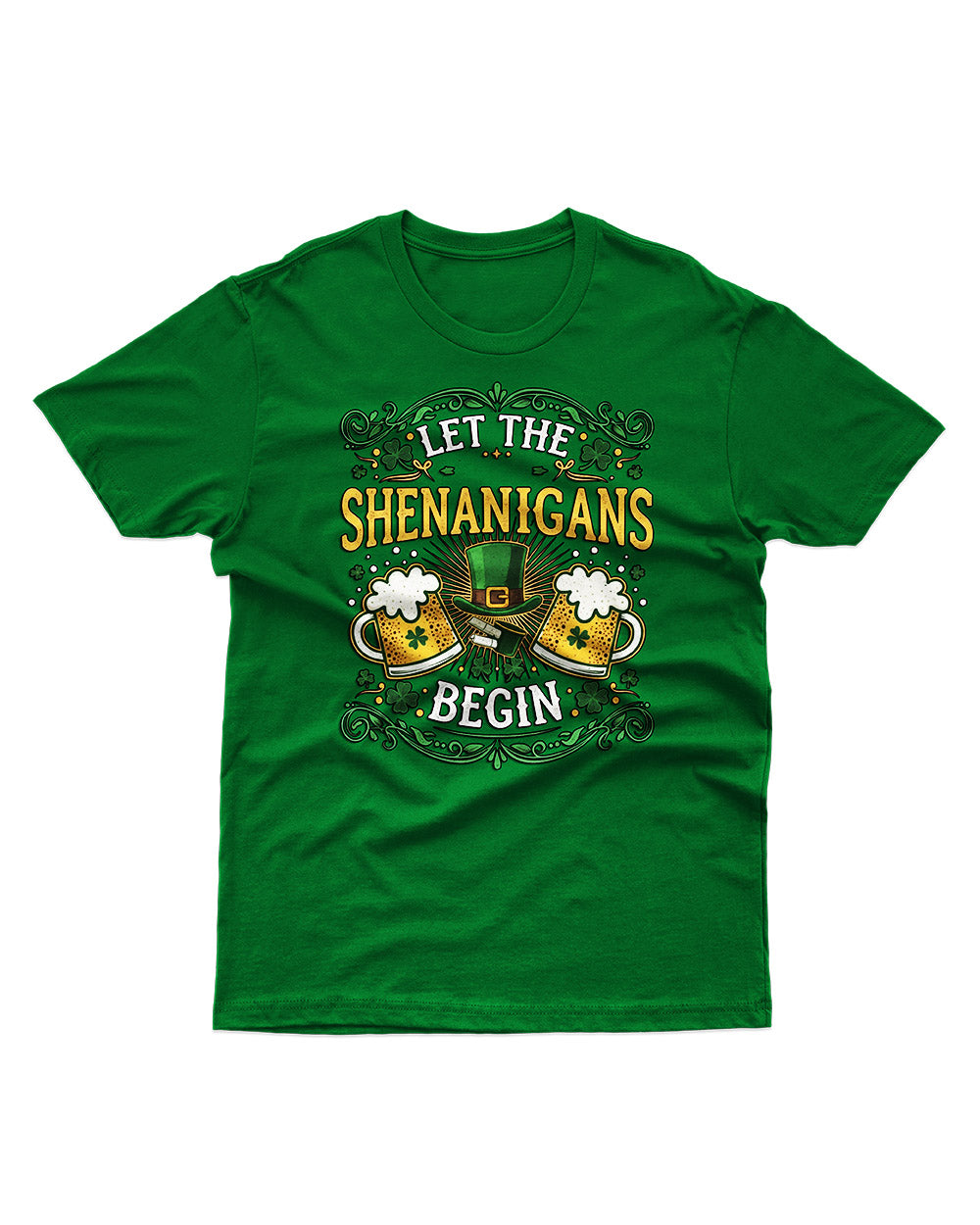 Let The Shenanigans Begin – Unisex Softstyle T-Shirt | St. Patrick’s Day Shirt