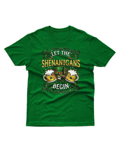 Let The Shenanigans Begin – Unisex Softstyle T-Shirt | St. Patrick’s Day Shirt
