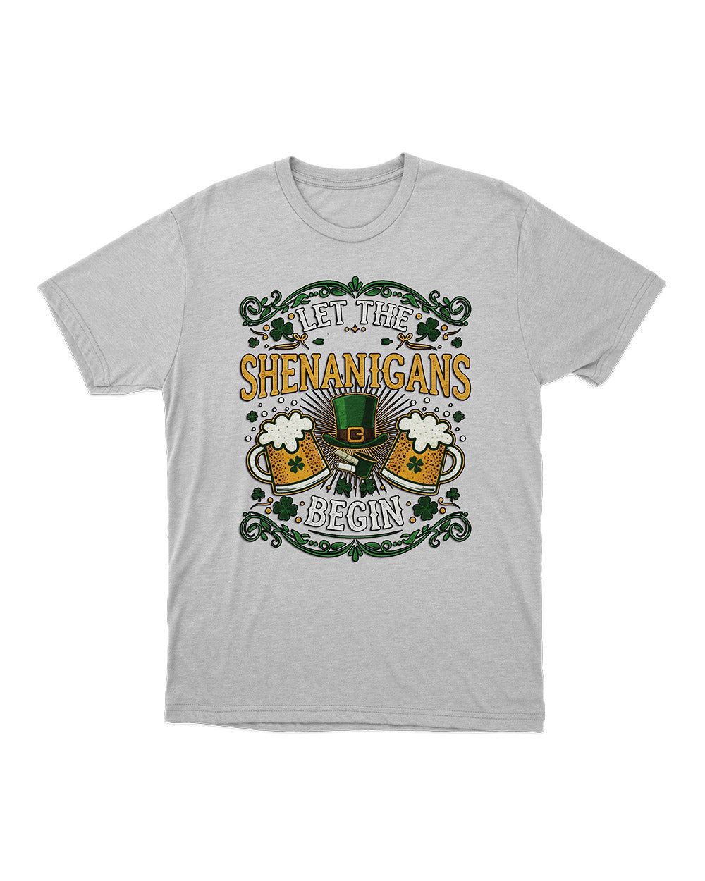 Let The Shenanigans Begin – Unisex Softstyle T-Shirt | St. Patrick’s Day Shirt