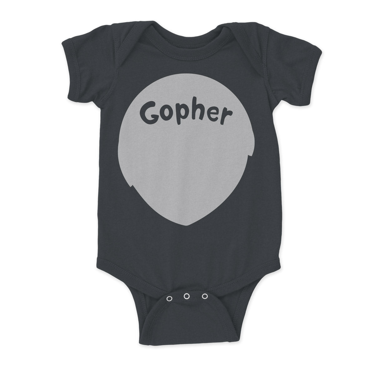 Gopher Costume Inspired Shirt Character Tee Soft Cotton Tee – Baby, Infant, Toddler, Youth & Adult Sizes