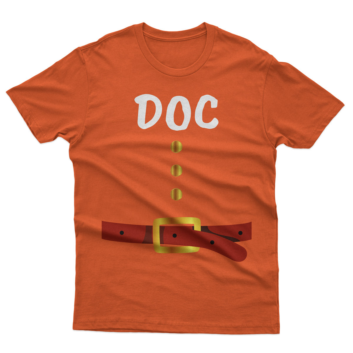 Doc Costume Inspired Shirt Character Tee Soft Cotton Tee – Baby, Infant, Toddler, Youth & Adult Sizes