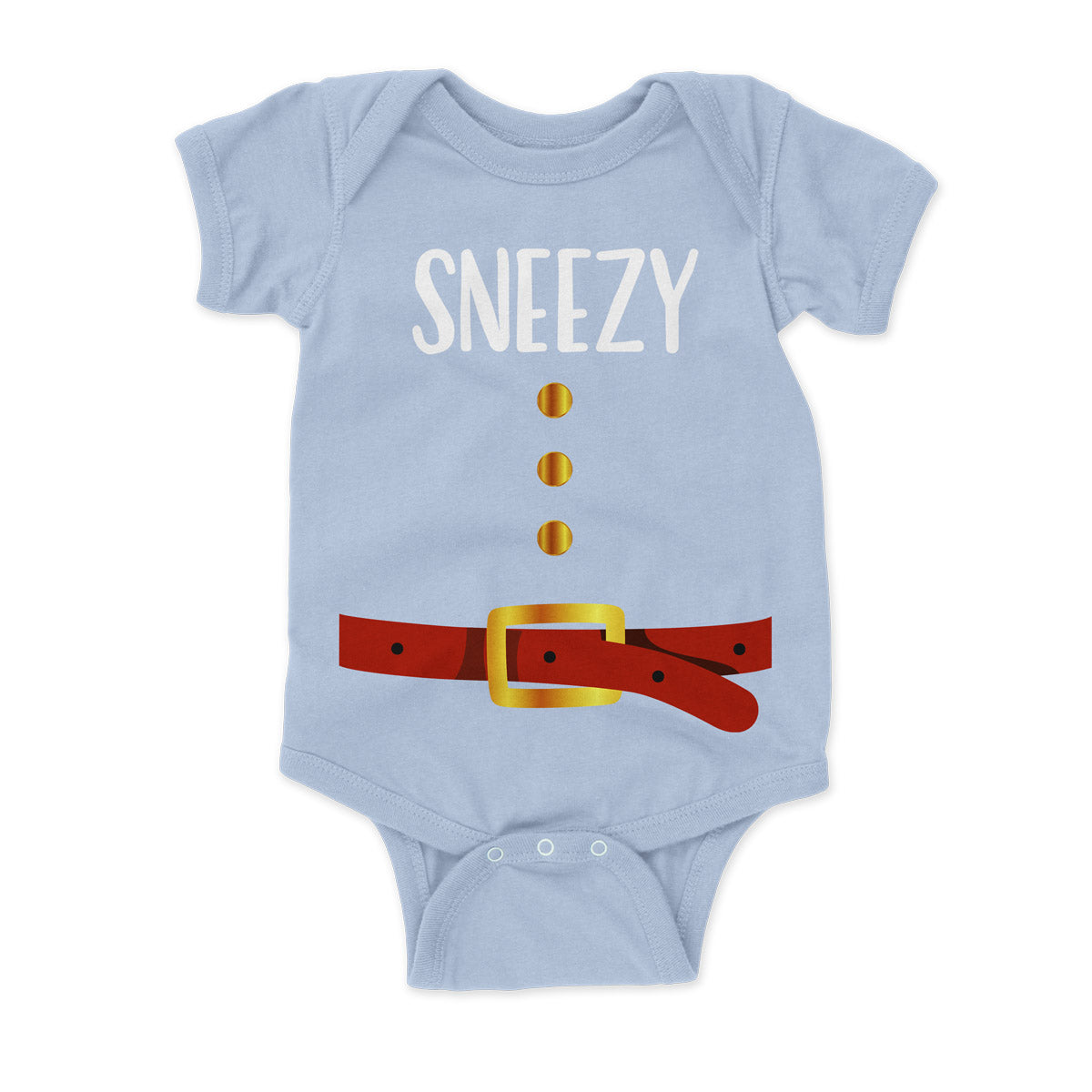 Sneezy Costume Inspired Shirt Character Tee Soft Cotton Tee – Baby, Infant, Toddler, Youth & Adult Sizes
