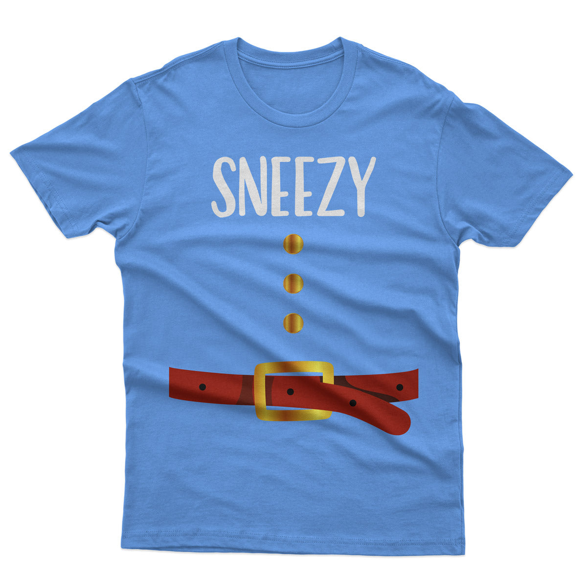 Sneezy Costume Inspired Shirt Character Tee Soft Cotton Tee – Baby, Infant, Toddler, Youth & Adult Sizes
