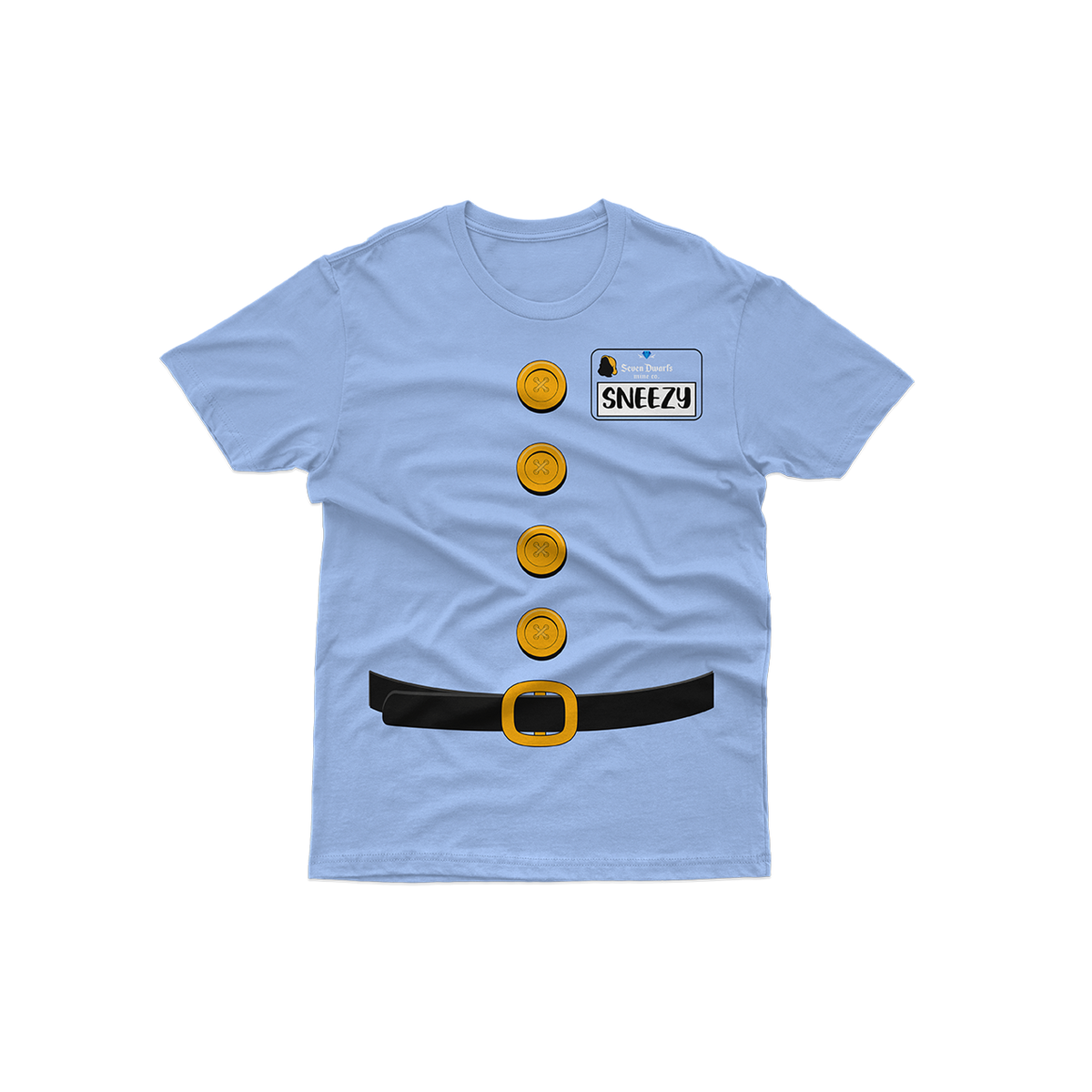 Seven Dwarf Inspired Costume Shirt | Halloween Family Matching Tee