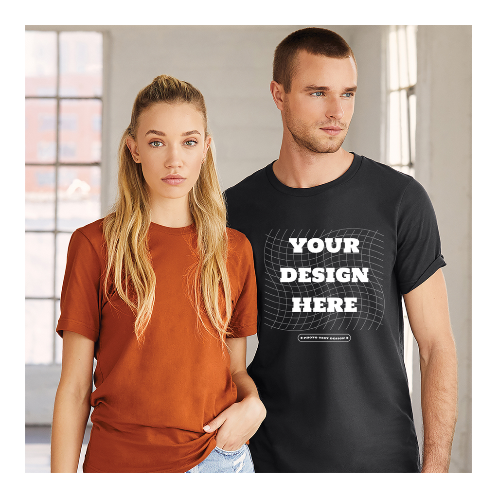 Custom Unisex T-Shirt – Premium Soft Cotton Tee for Custom Design, Photo & Text Printing